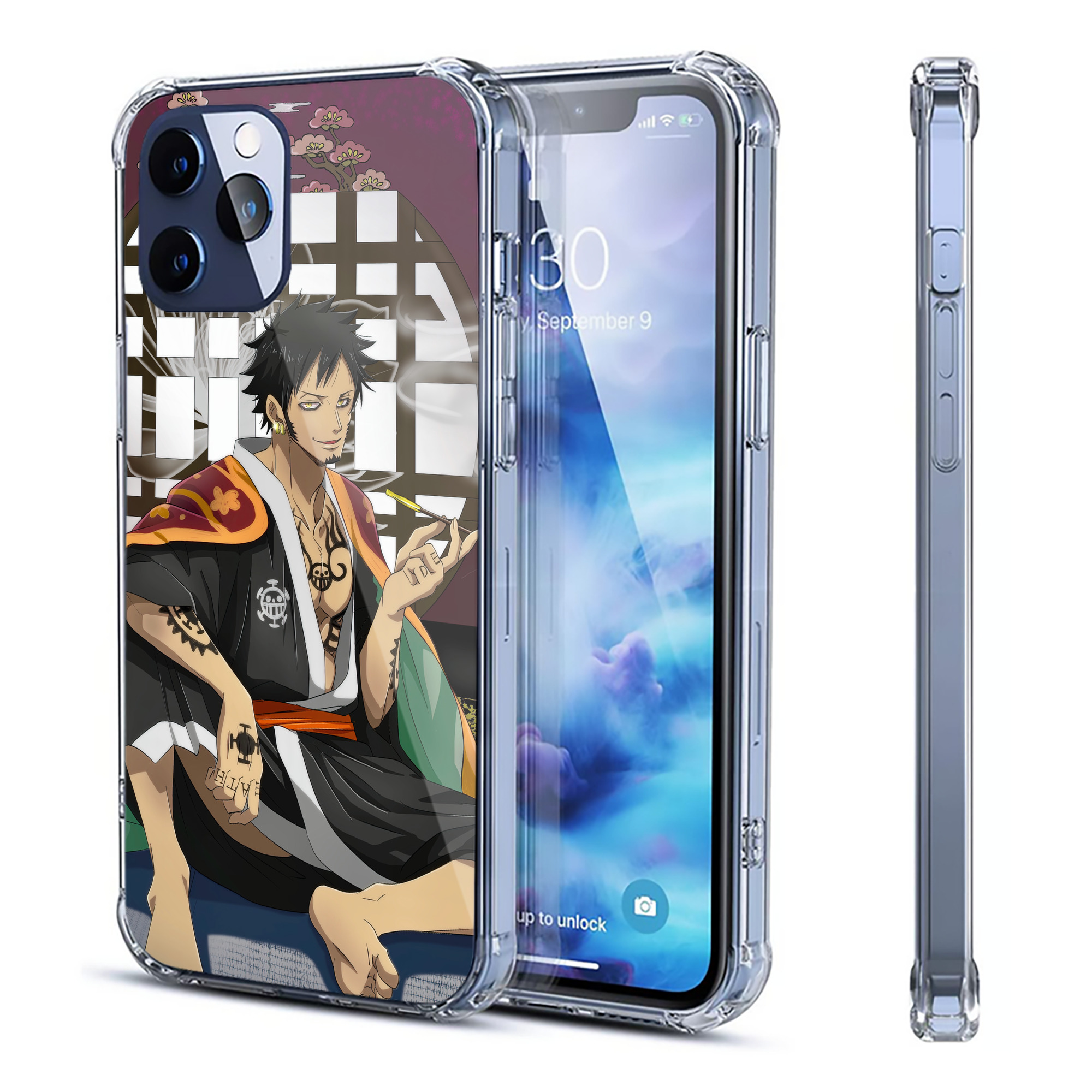 （画像用） ワンピース ONE PIECE 【iPhone 12シリーズ対応】透明スマホケース（クリアソフトケース）